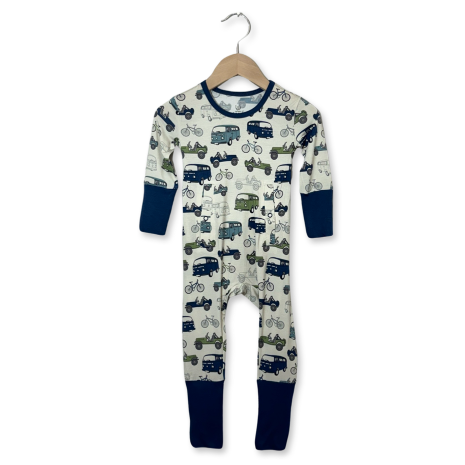 On The Go Adaptive Tube Access with snaps Kid's Day to Night Romper