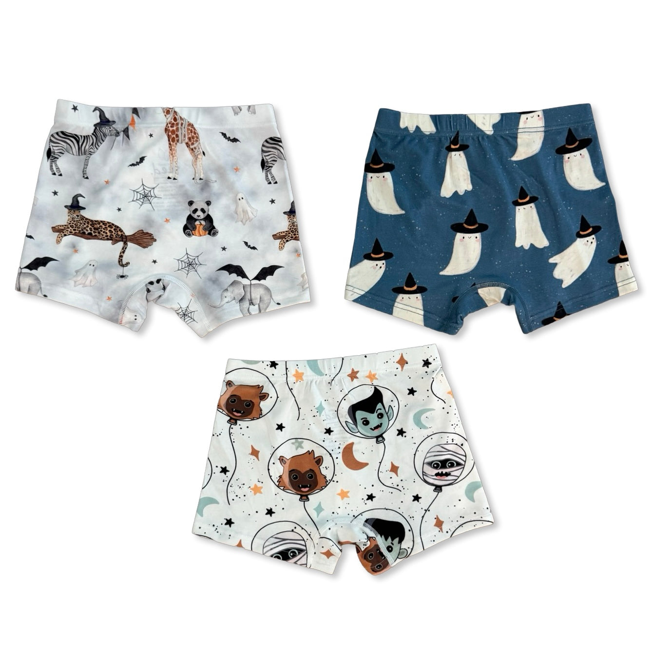 SPOOKY BOY'S BRIEFS- 3 PACK
