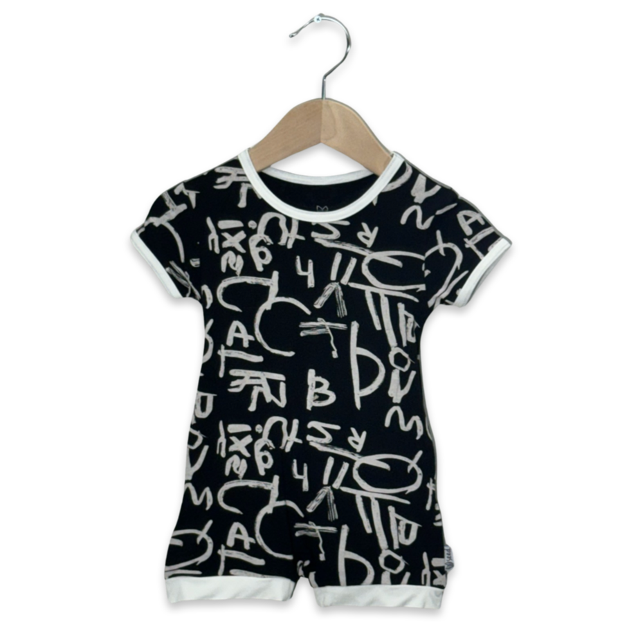 Alphabet for Autism Shorty Romper