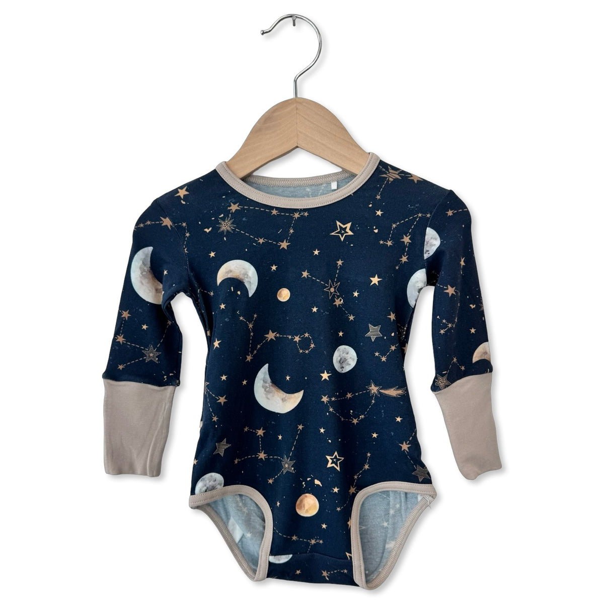 Starry Night Snuggle Bug Long Sleeve Bodysuit