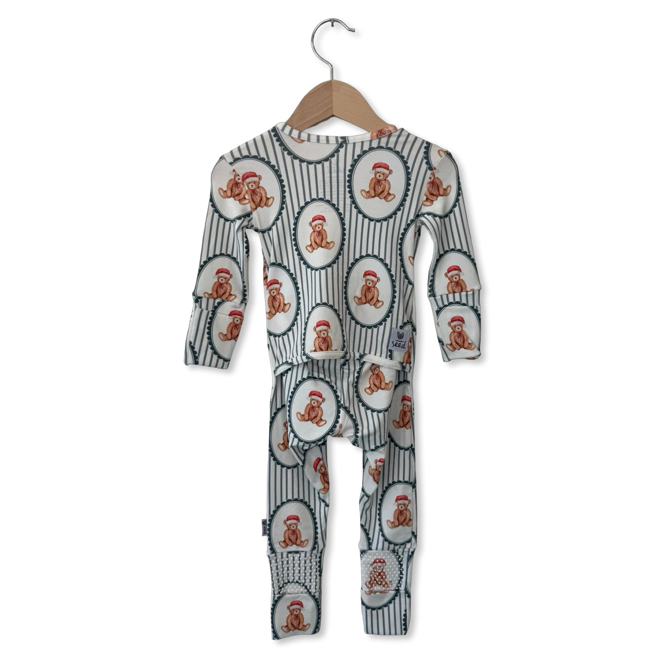Beary Festive Day to Night Romper Luxe Edition | Cotton Bamboo Blend