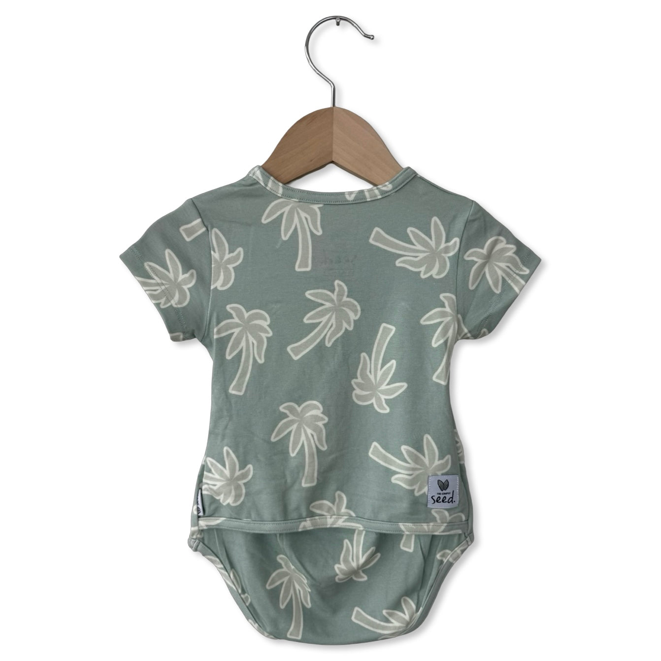 Keep Calm and Palm On Short Sleeve Snuggle Bug Bodysuit