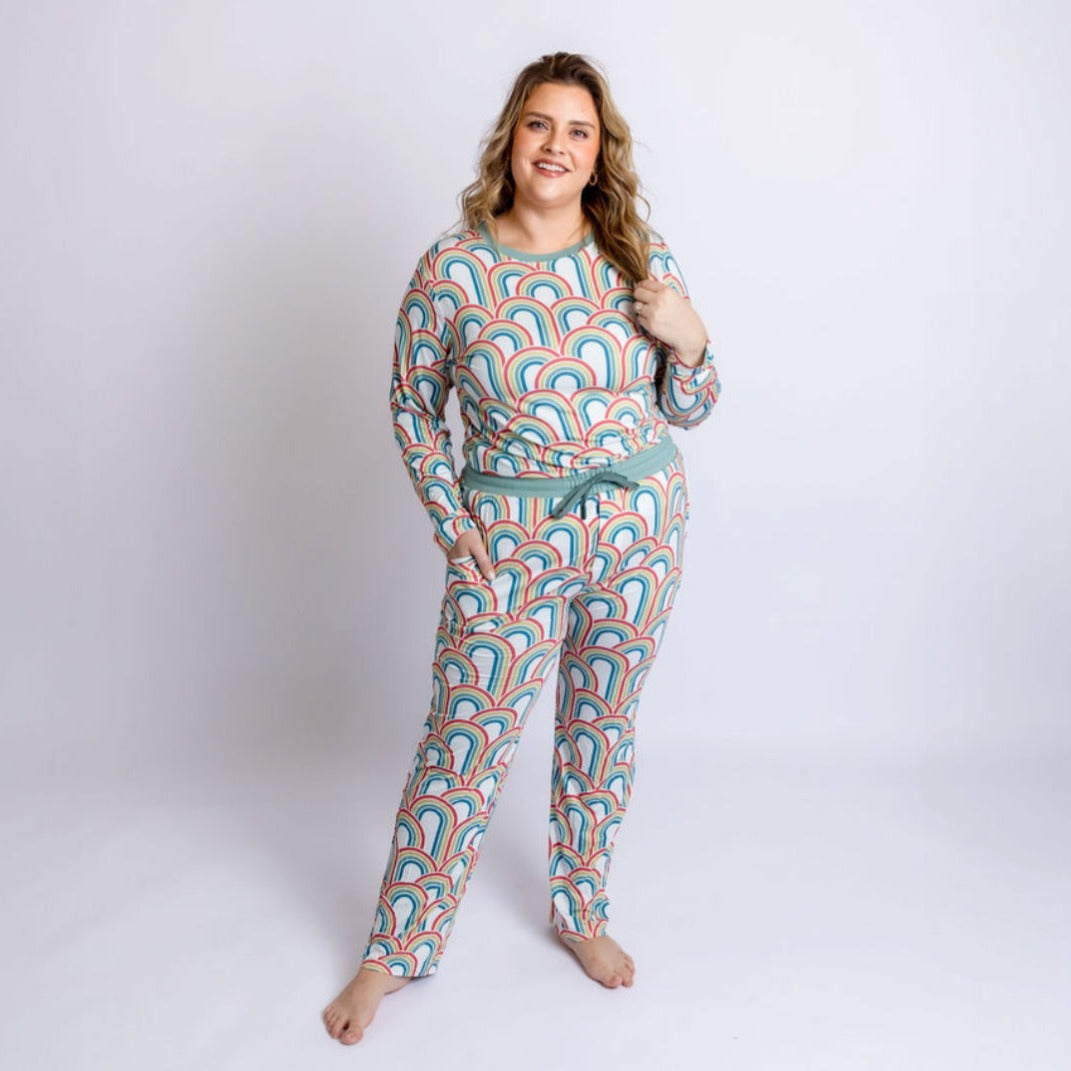 Rainbow Two Piece Relaxed Jammie (3x-5x)