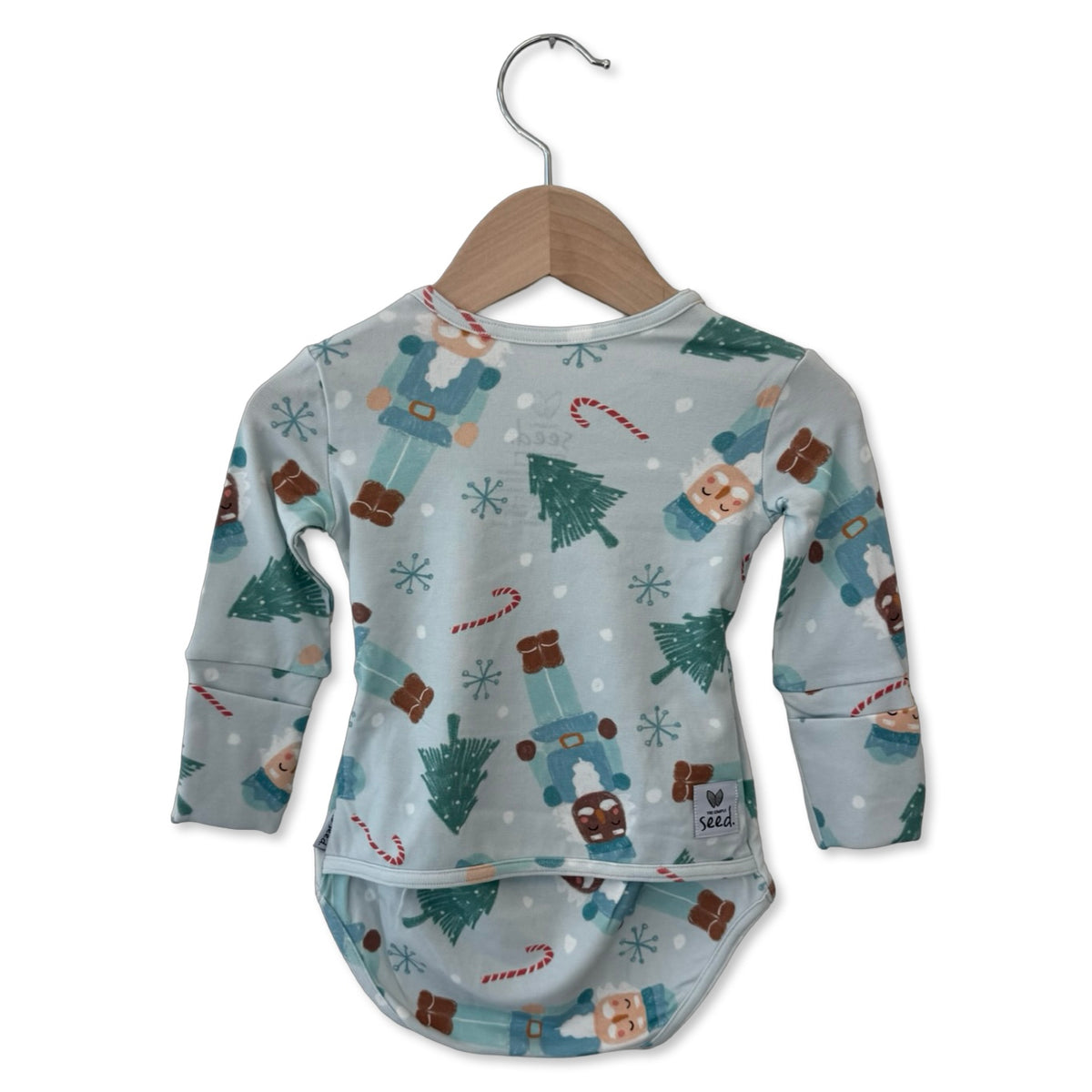 Frosted Flurry Soldiers Snuggle Bug Long Sleeve Bodysuit