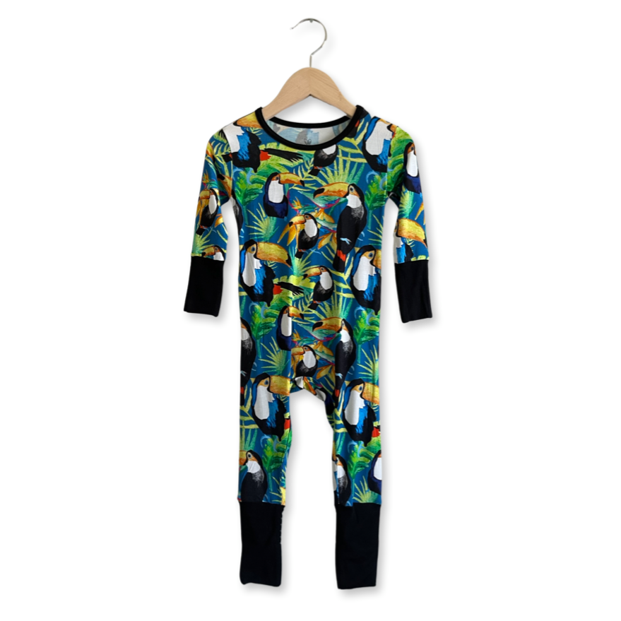 Toucan Jungle At Your Leisure Essential Adult Romper
