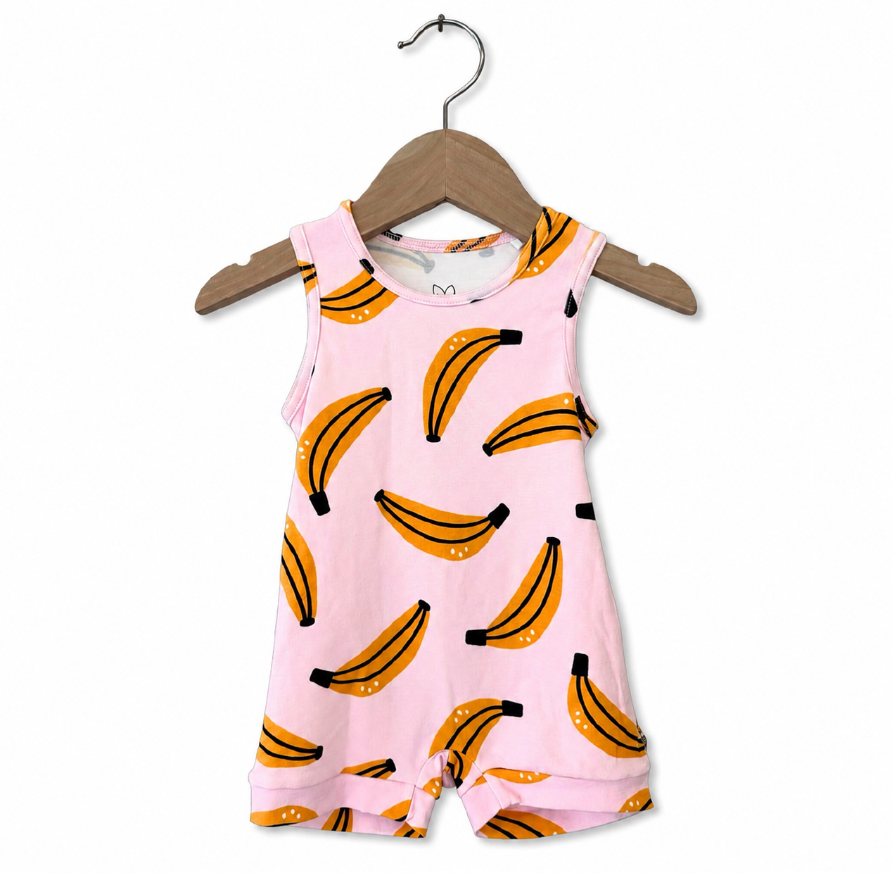 Go Bananas Kid's Sleeveless Shorty Romper Luxe Edition | Cotton Bamboo Blend