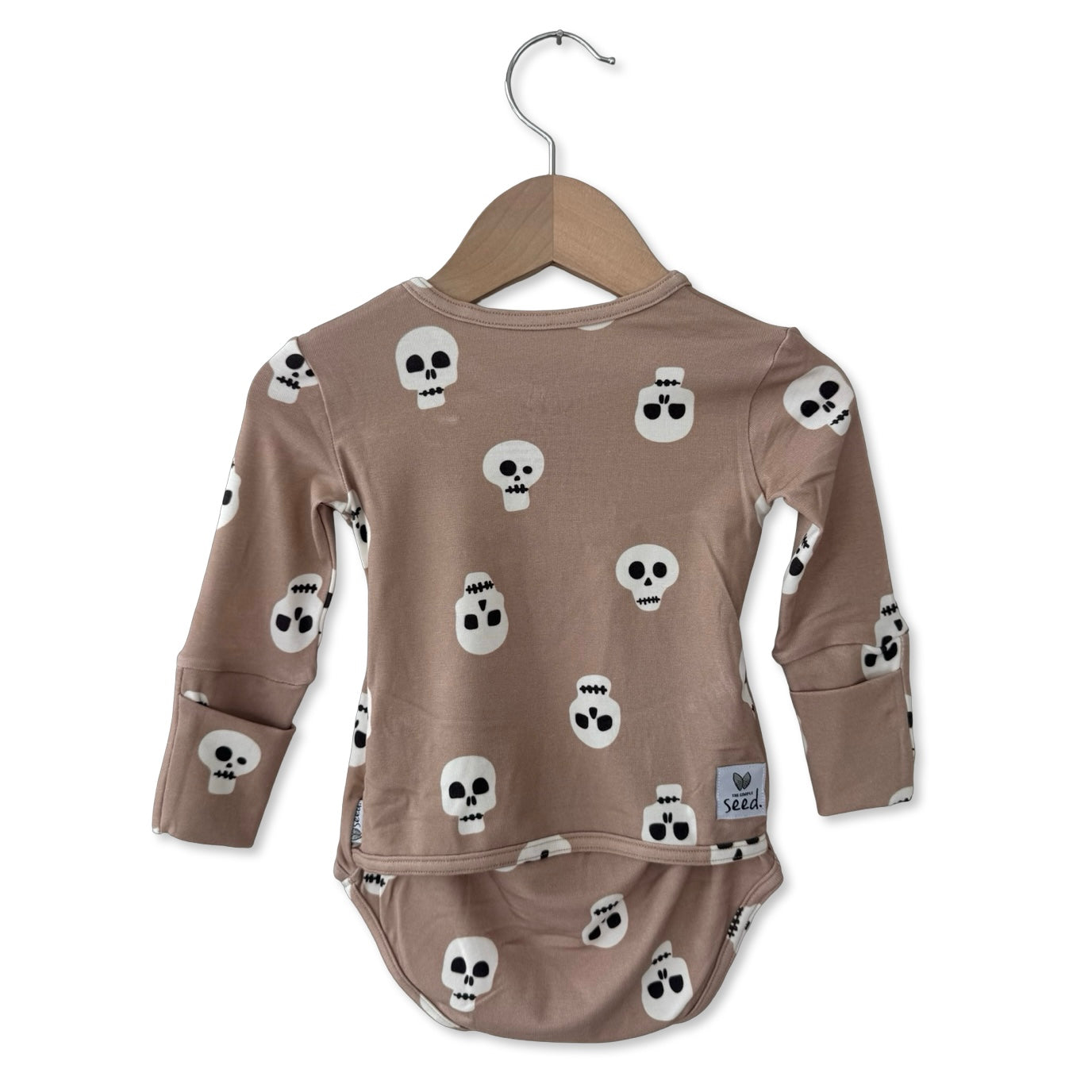 Bone To Be Wild Snuggle Bug Long Sleeve Bodysuit