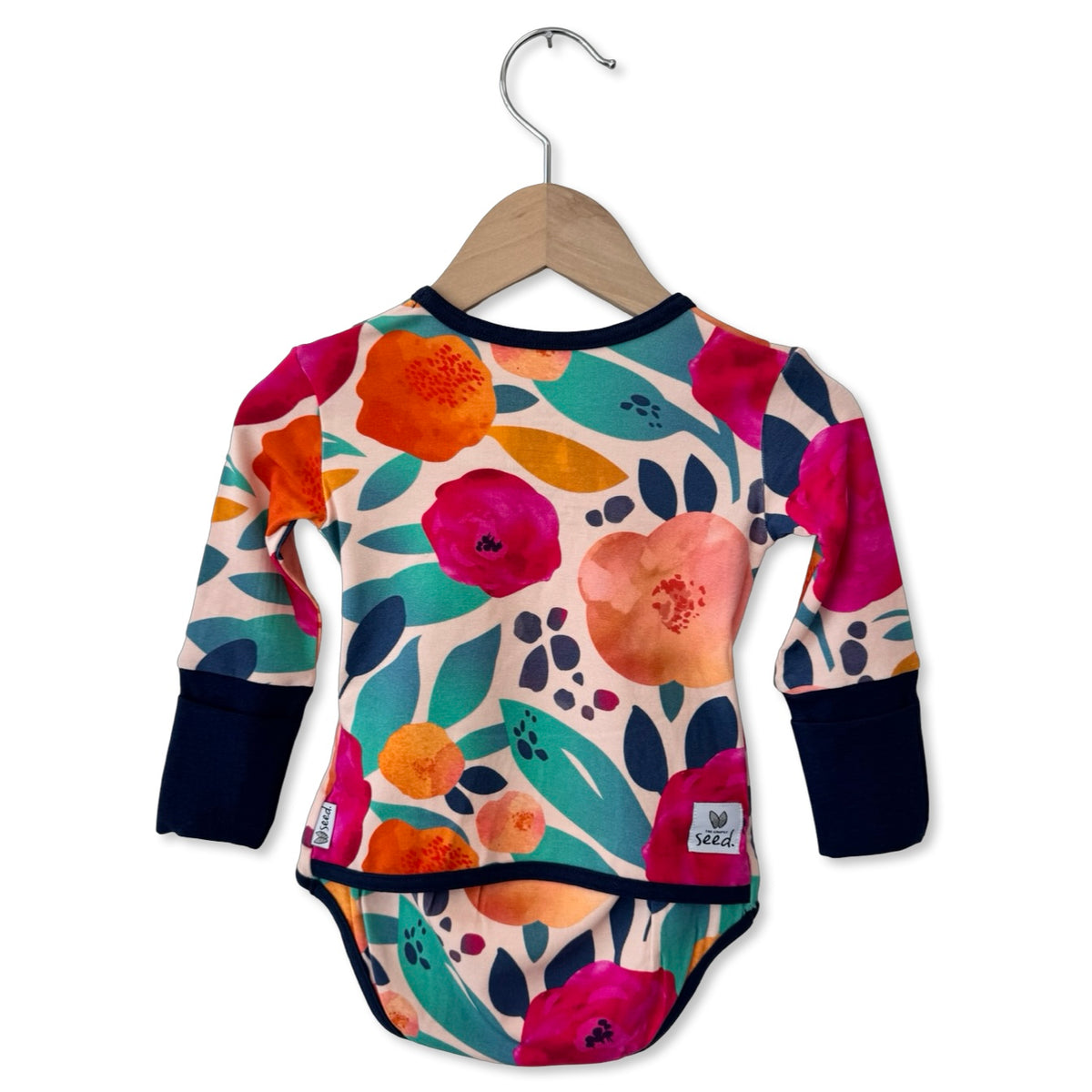 In Full Bloom Snuggle Bug Long Sleeve Bodysuit