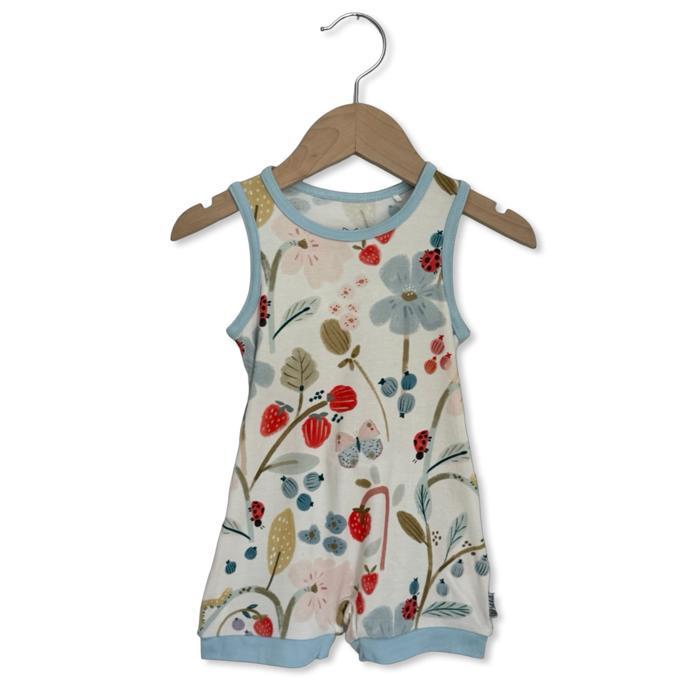 Sweet Meadow Sleeveless Shorty Romper