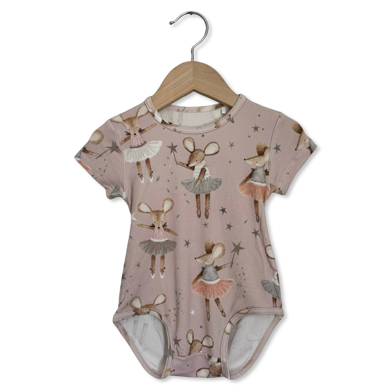 Dainty Dancers Short Sleeve Snuggle Bug Bodysuit