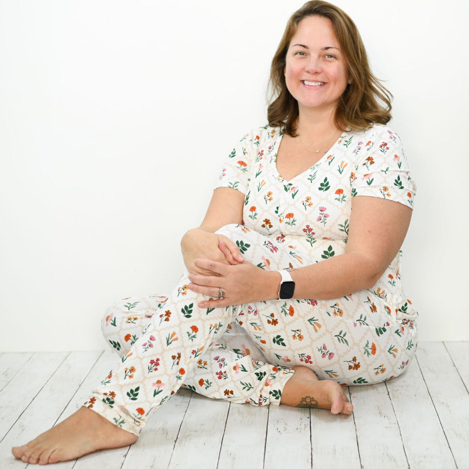 Harvest Bloom At Your Leisure Adult Short Long Romper