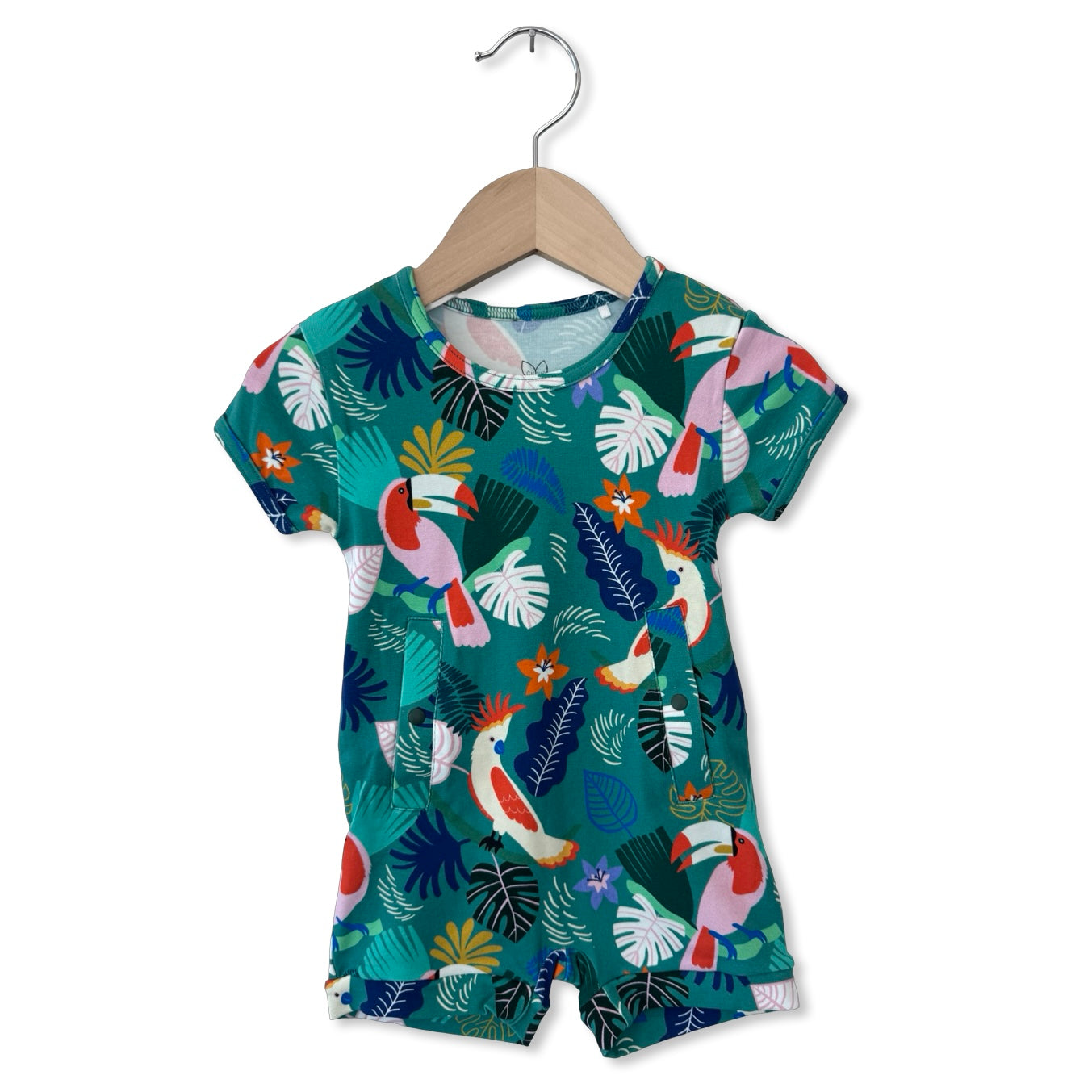 Tu-Can Do It Tube Access Short Sleeve Snuggle Bug Bodysuit