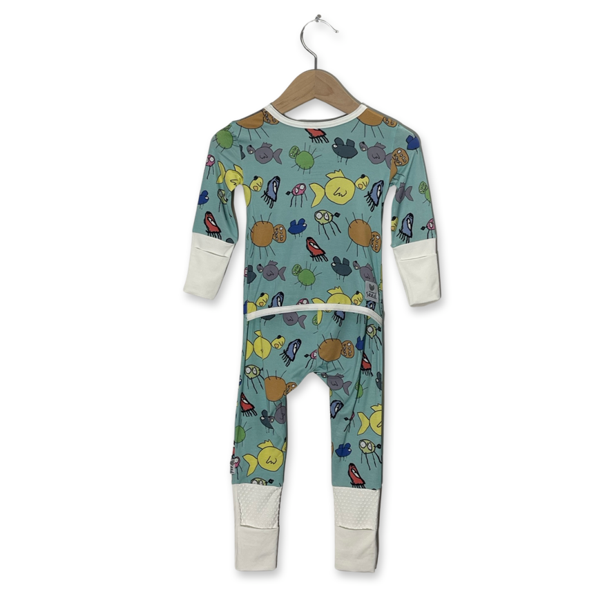 Critters Adaptive Tube Access Day to Night Romper (NO SNAPS)