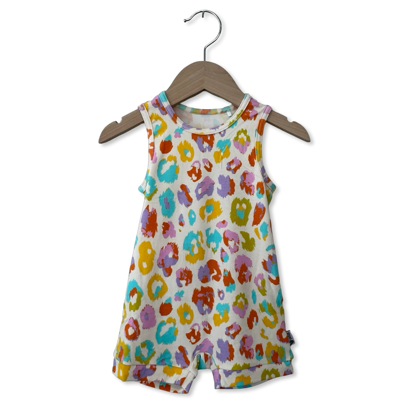 Color Me Wild Sleeveless Shorty Romper Luxe Edition | Cotton Bamboo Blend