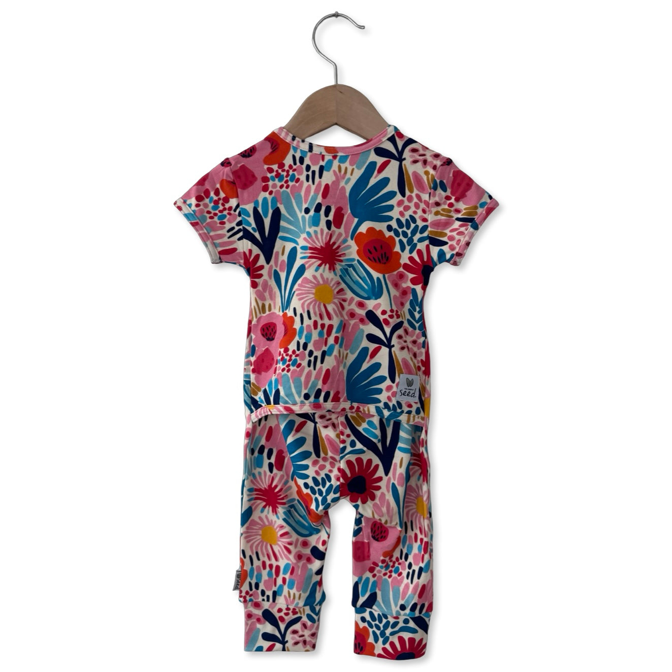 Petal Pop Short Long Romper Luxe Edition | Cotton Bamboo Blend
