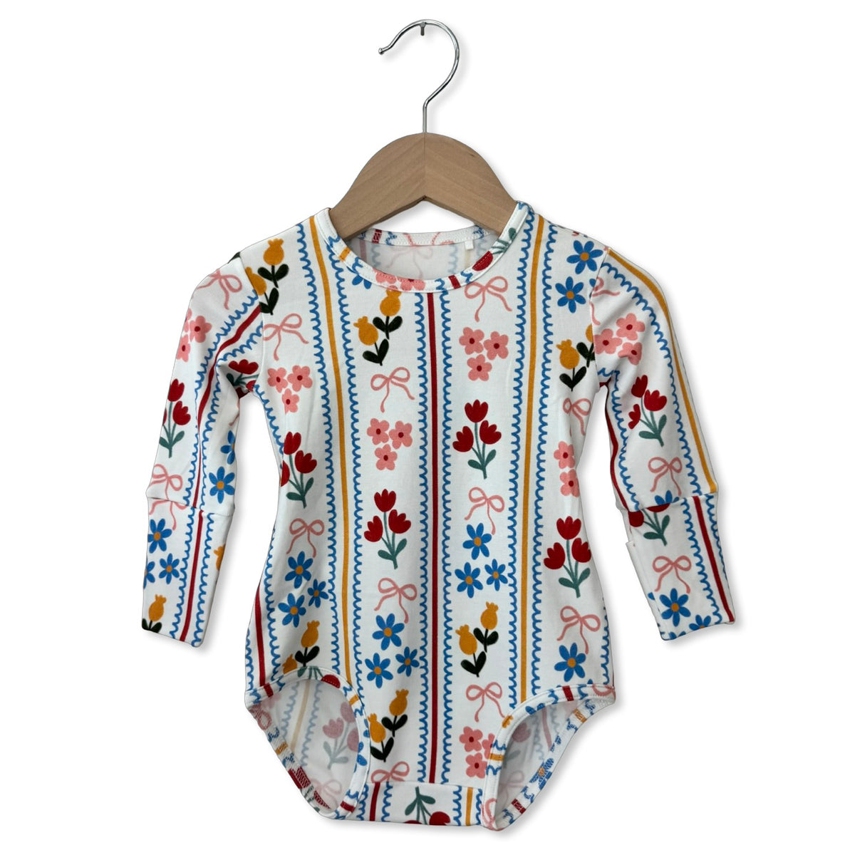 Ribbon & Bloom Long Sleeve Snuggle Bug Bodysuit