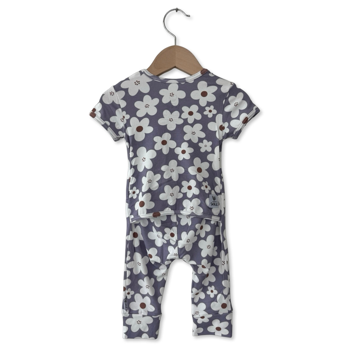 Daisy Days Short Long Romper Luxe Edition | Cotton Bamboo Blend