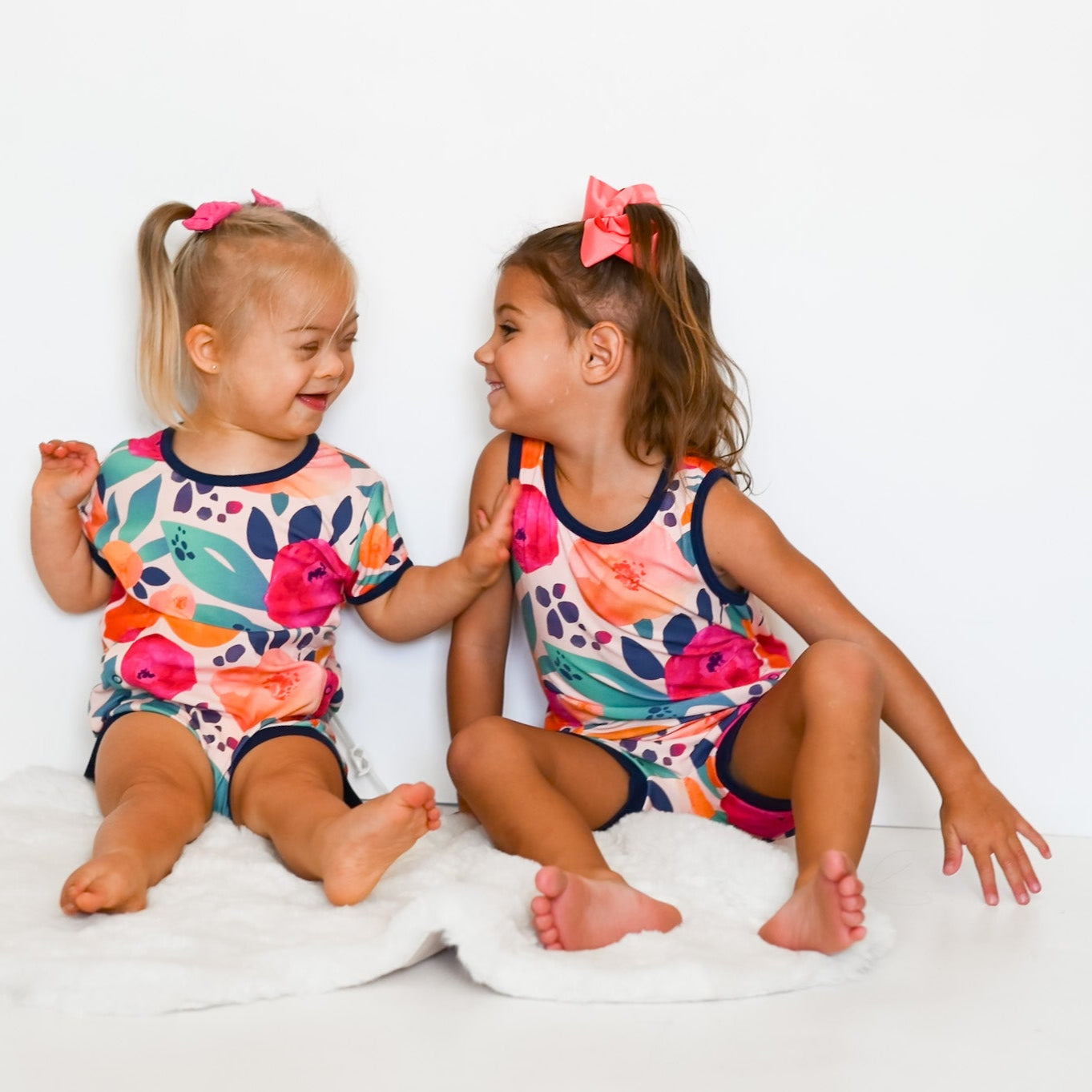 In Full Bloom Adaptive Tube Access Shorty Romper