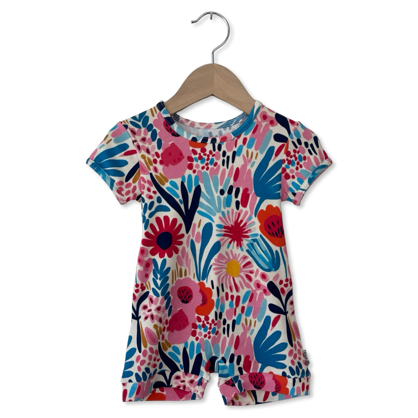 Petal Pop Shorty Romper Luxe Edition | Cotton Bamboo Blend