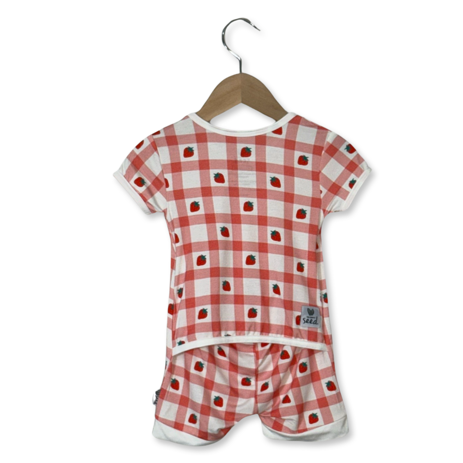 Strawberry Shortcake Shorty Romper