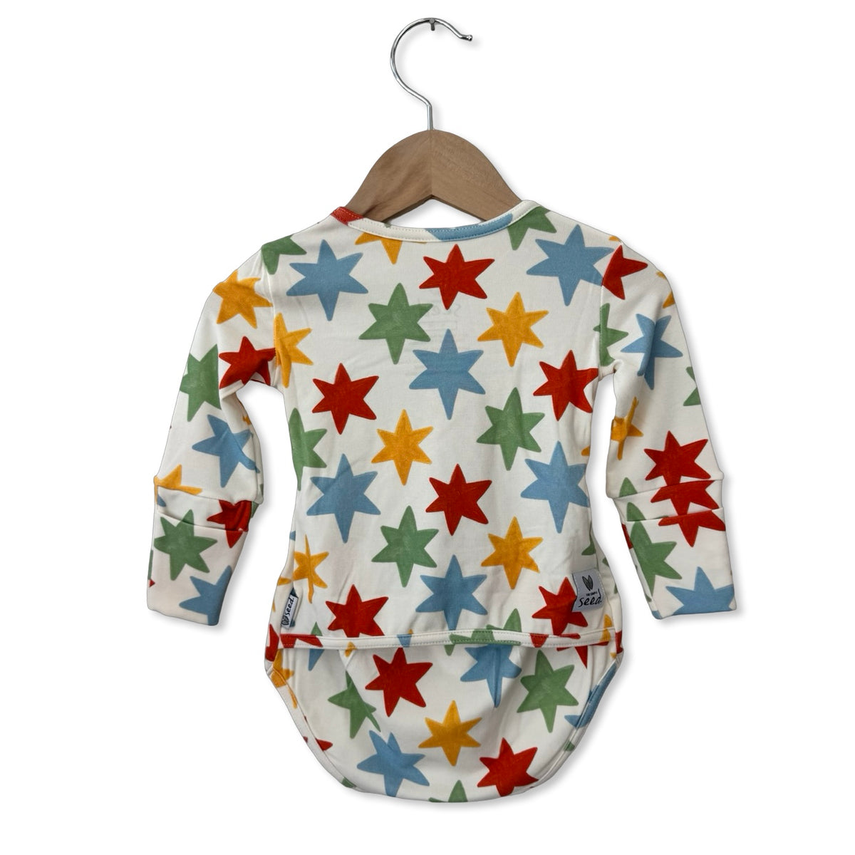 Lucky Stars Long Sleeve Snuggle Bug Bodysuit