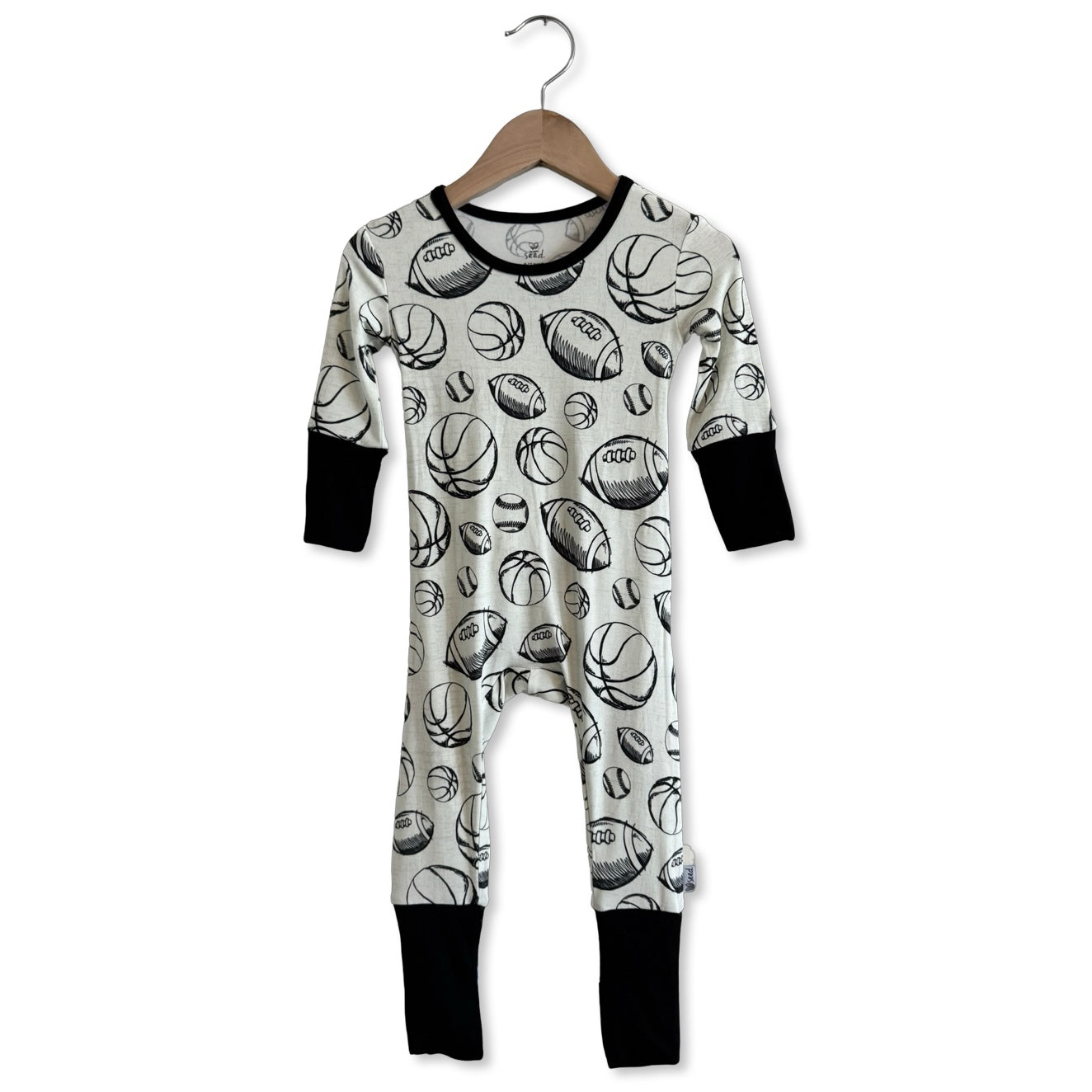 Play Ball Kid's  Day to Night Romper