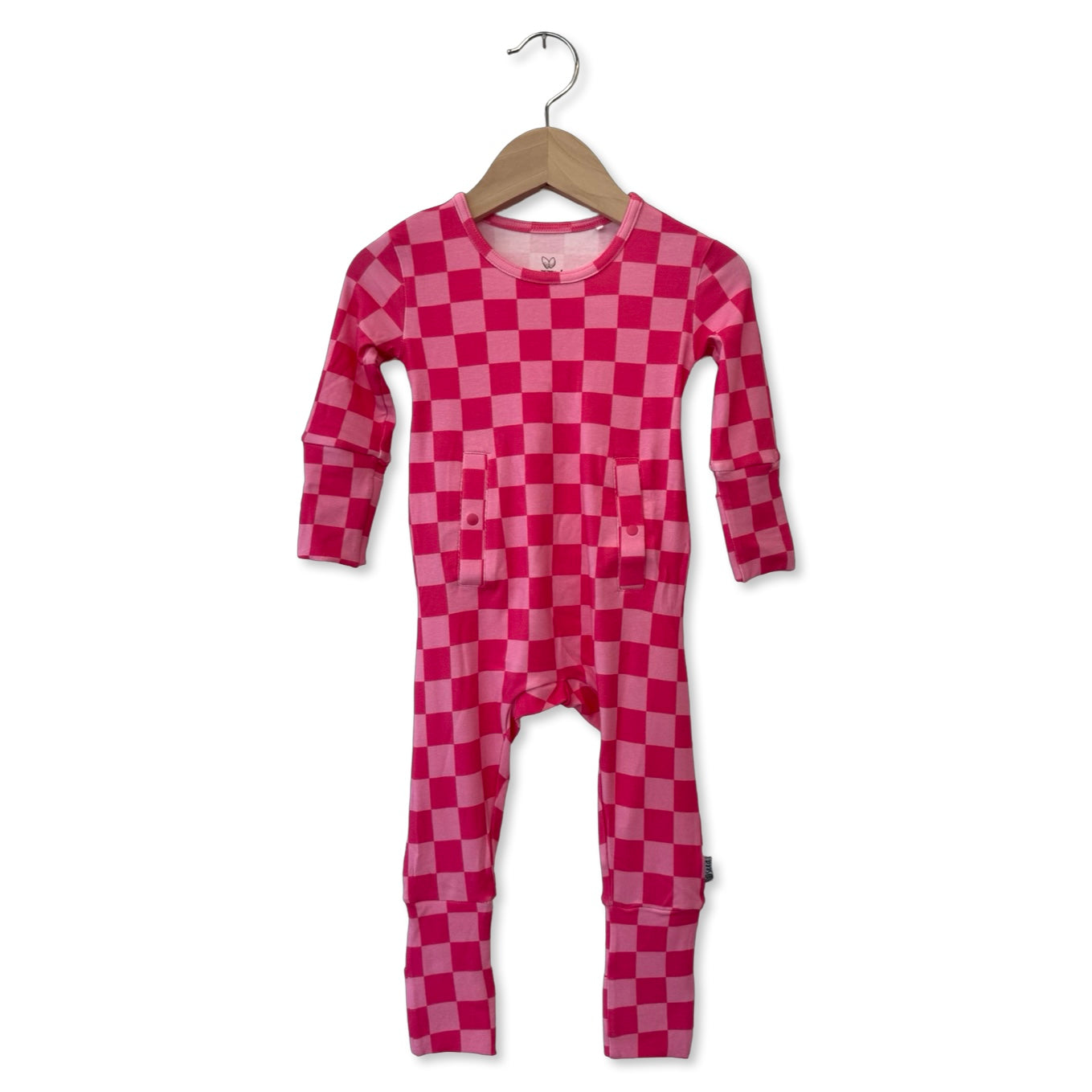 Bubblegum Check Tube Access Day to Night Romper Luxe Edition | Cotton Bamboo Blend