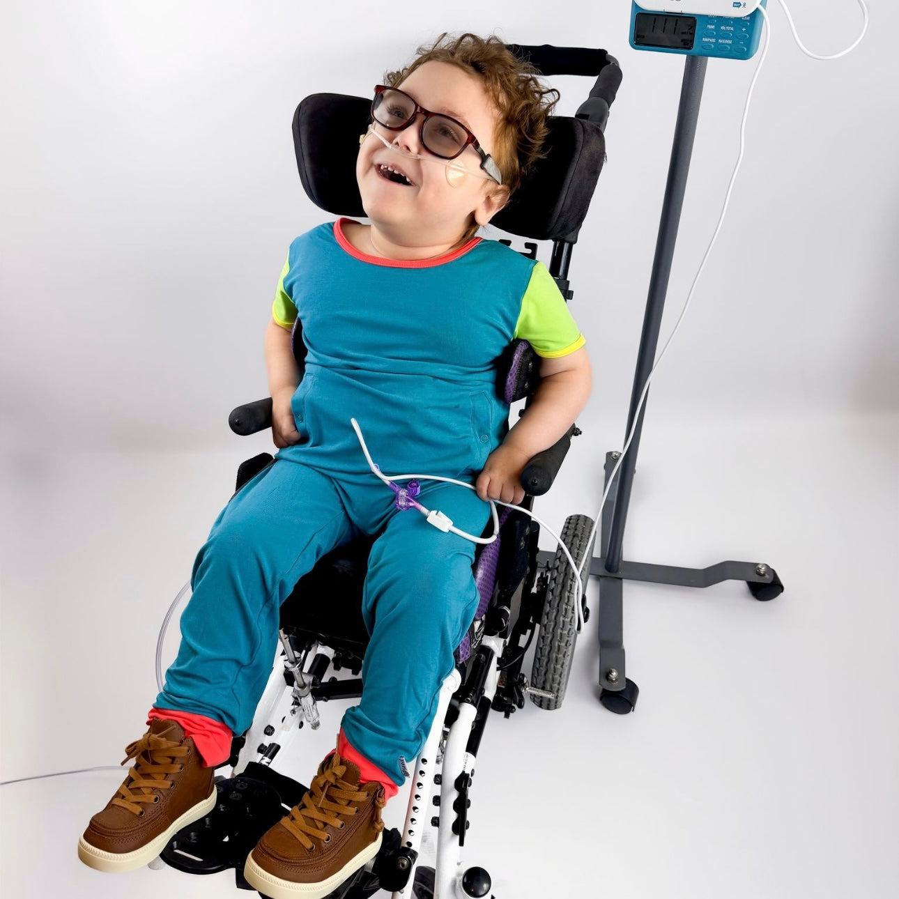 Funky Fresh Adaptive Tube Access Short Long Romper