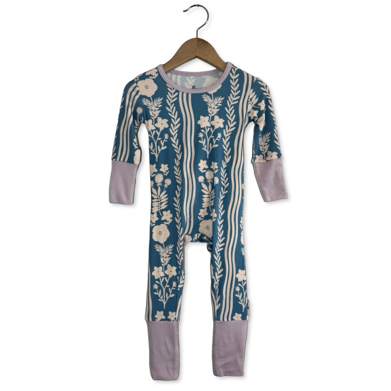 Whimsy Wildflowers Kid's Mini Ribbed Day to Night Romper
