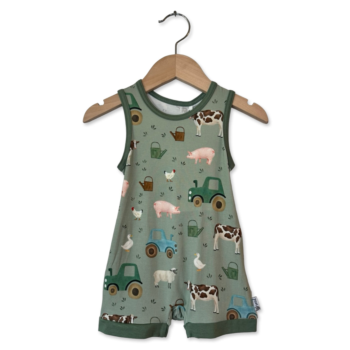 Hay There Sleeveless Shorty Romper