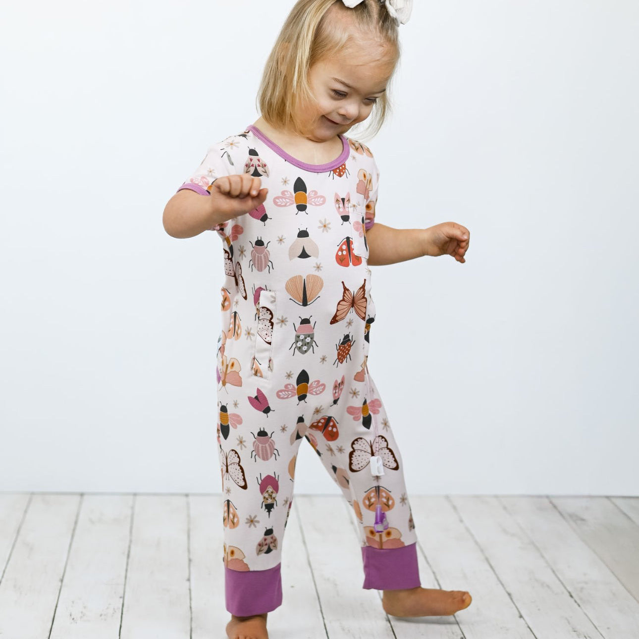 Buzzy Belle Adaptive Tube Access Short Long Romper