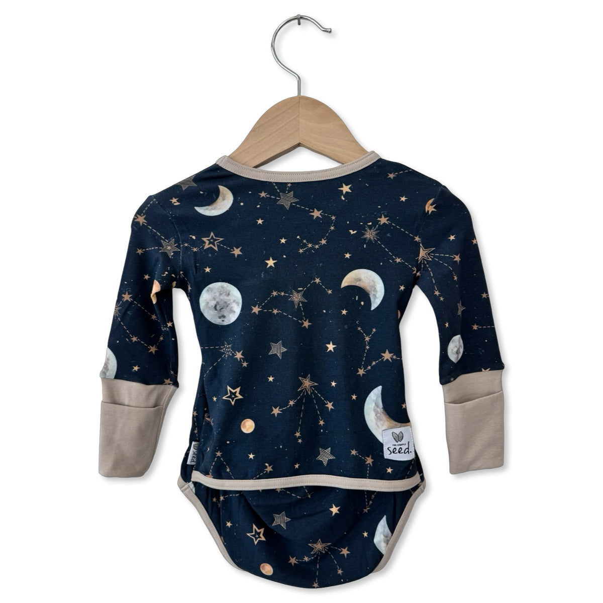 Starry Night Snuggle Bug Long Sleeve Bodysuit
