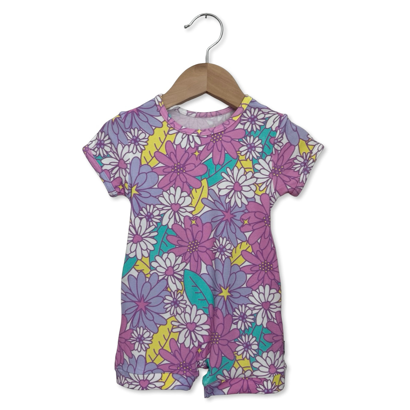 Flower Power Shorty Romper