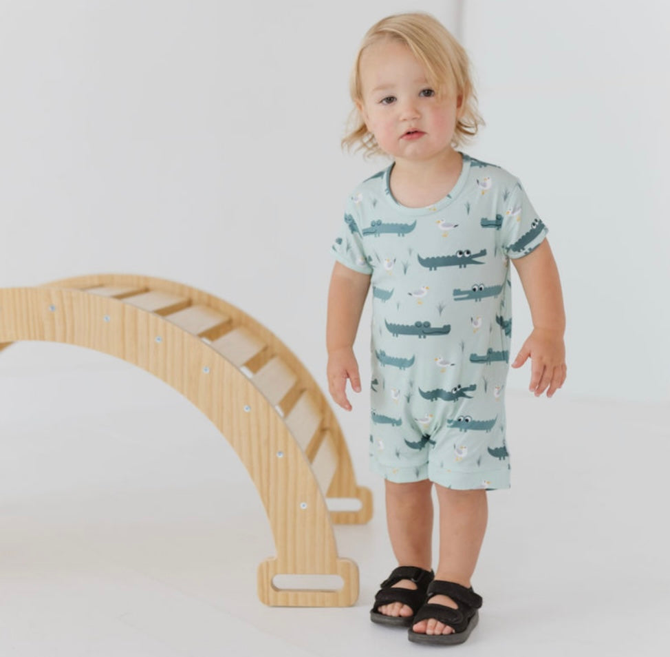 Later Gator Shorty Romper