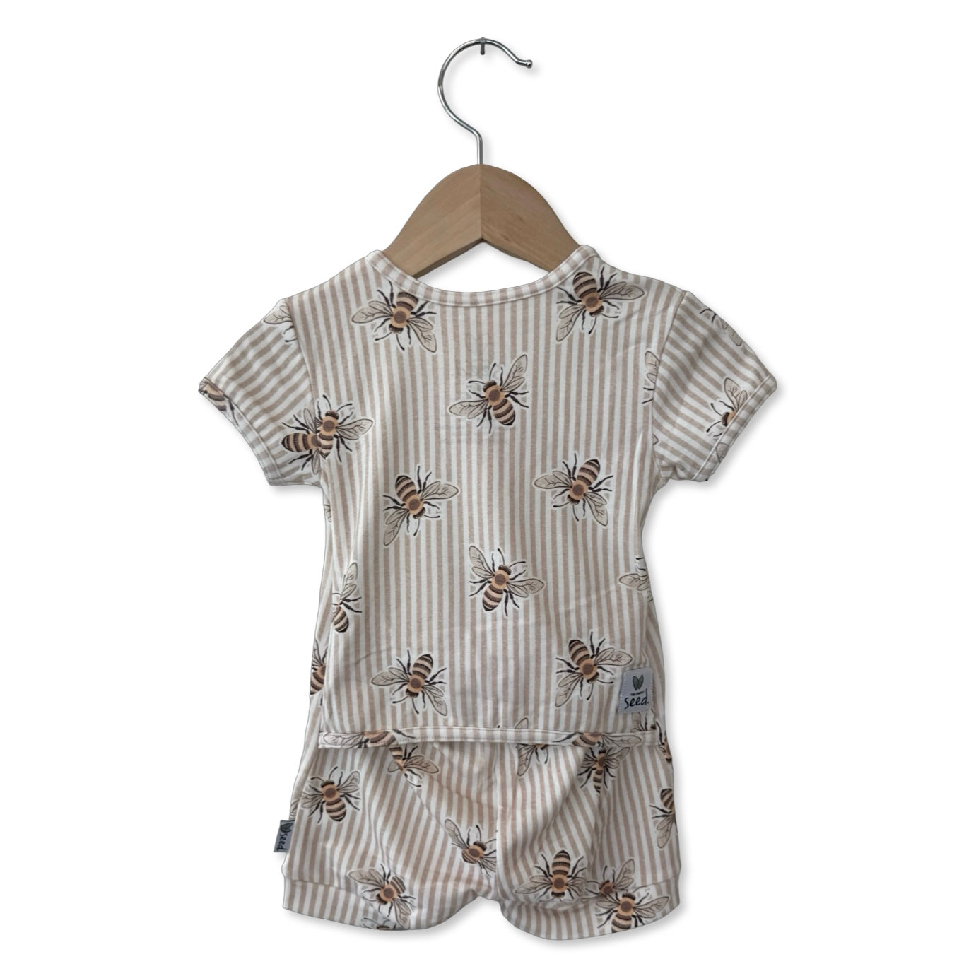 Bee Sweet Shorty Romper Luxe Edition | Cotton Bamboo Blend