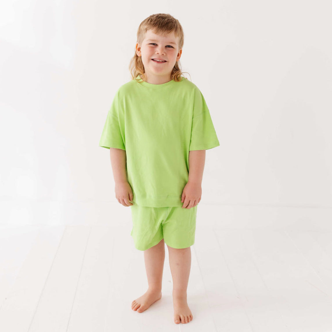 Limeade Calm Cloud Short Kid's Set