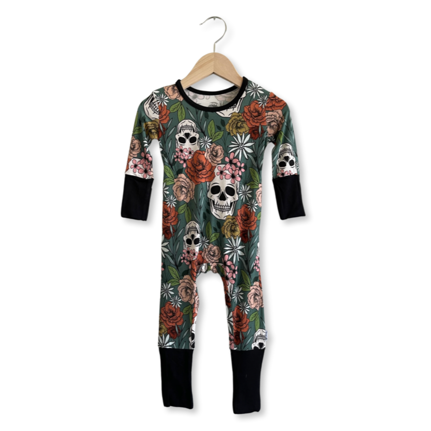 Sweet & Skully At Your Leisure Essential Adult Romper- 3X-5X