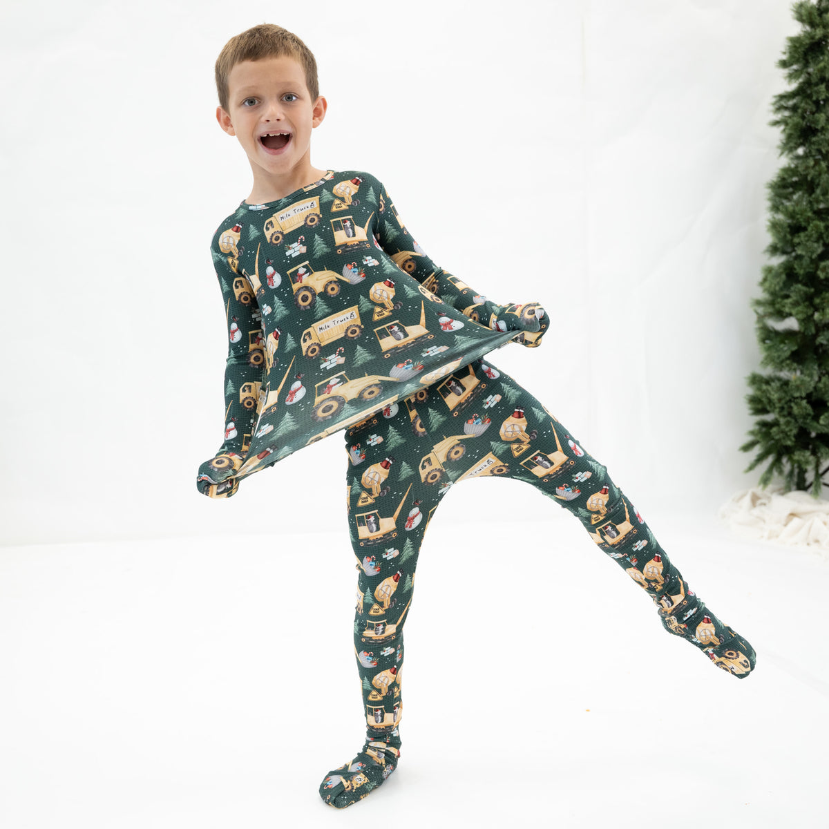 Jingle Haul The Way All Wrapped Up Kid's Two Piece Jammie Set