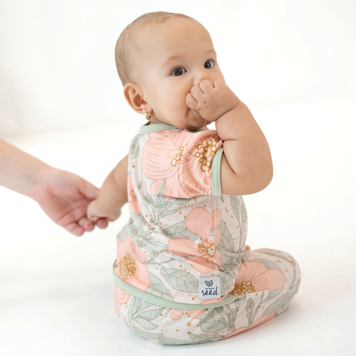 Petal Me Pink Short Long Romper Luxe Edition | Cotton Bamboo Blend