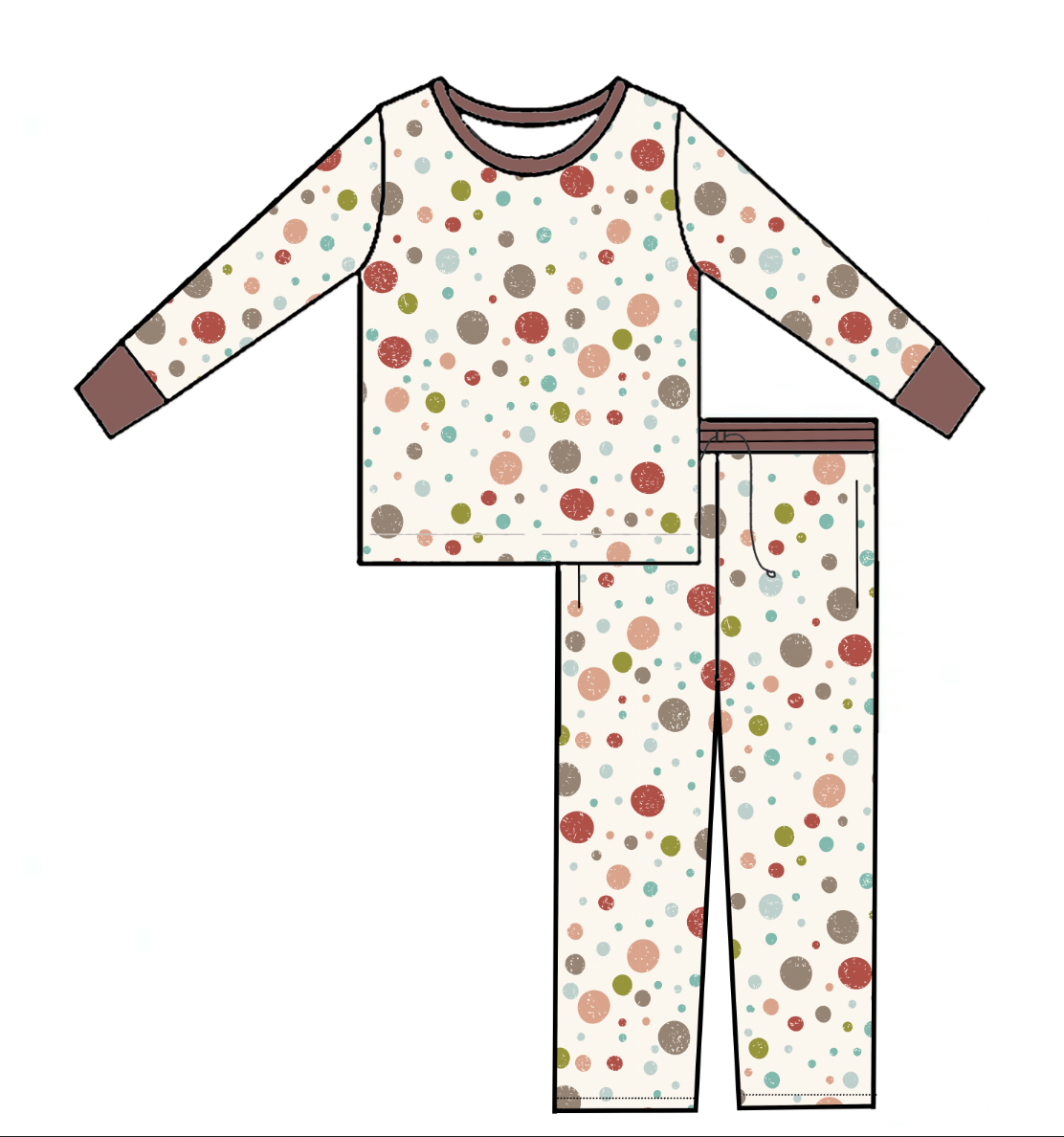 Gumdrop Relaxed Two Piece Jammie Set
