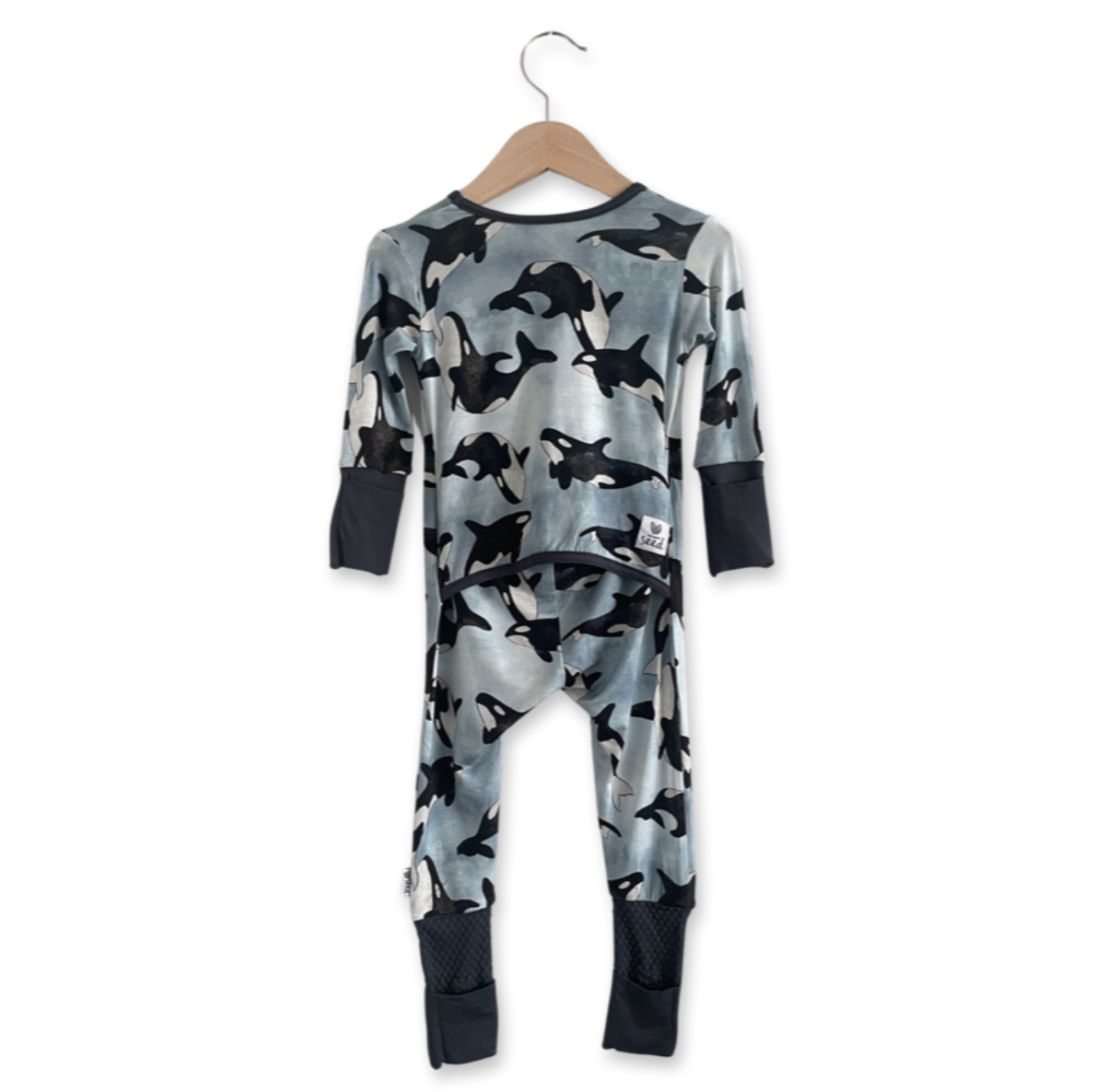 Save the Whales At Your Leisure Essential Adult Romper- 3X-5X