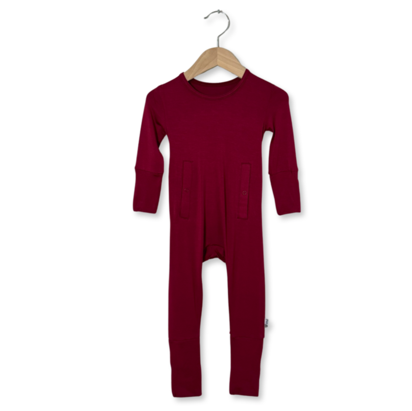 Cranberry Adaptive Tube Access with snaps Kid's Day to Night Romper