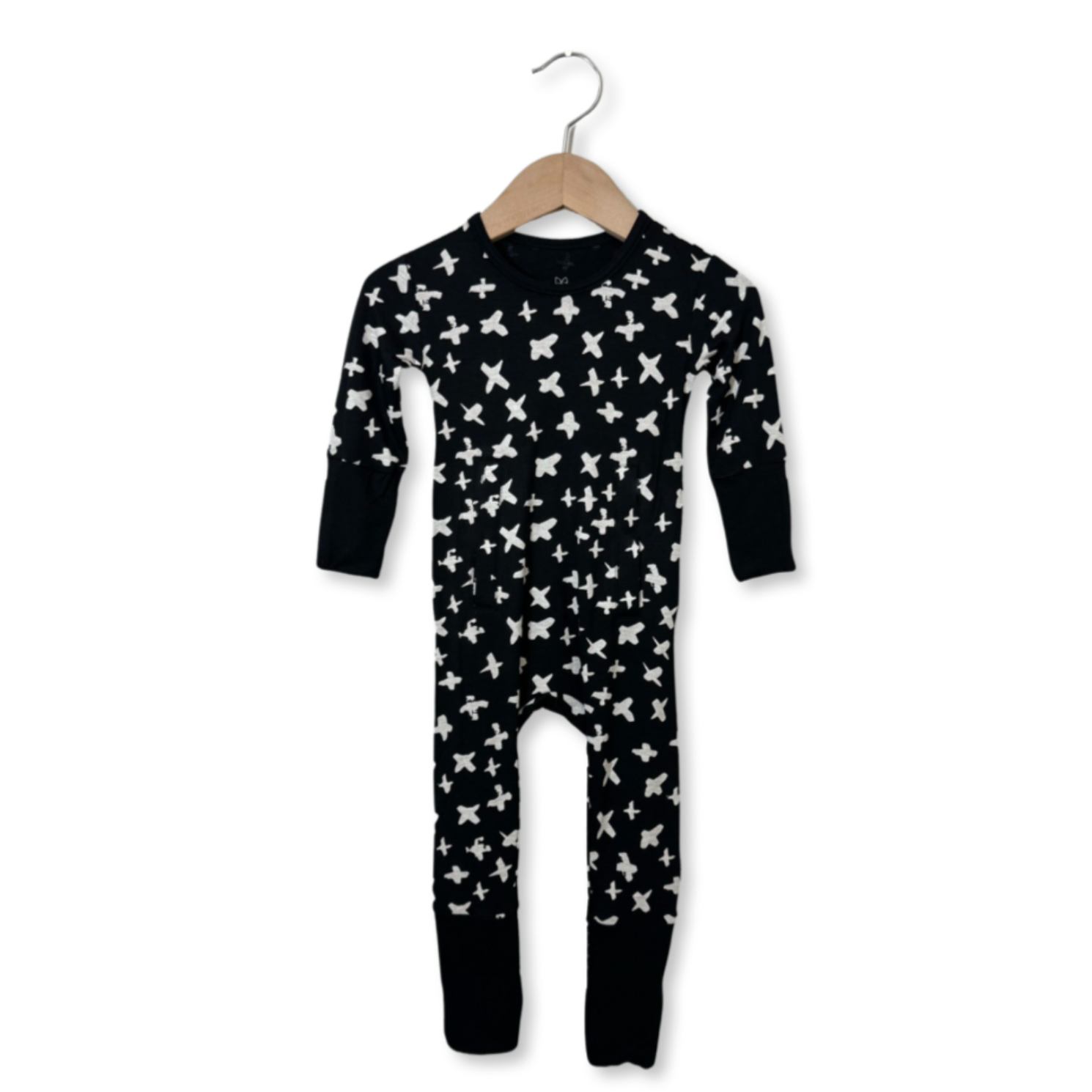 X Marks the Spot Black Day to Night Romper