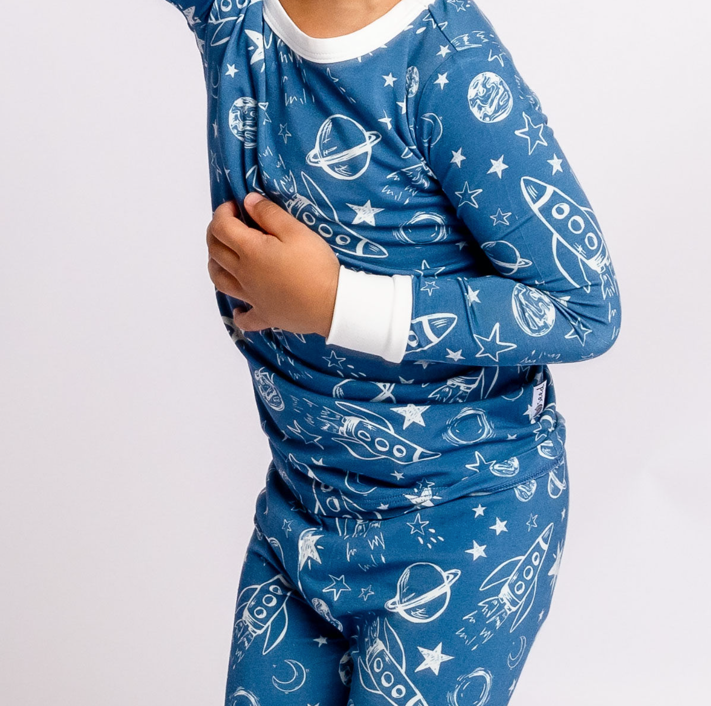 Blast Off Two Piece Kid's Jammie Set