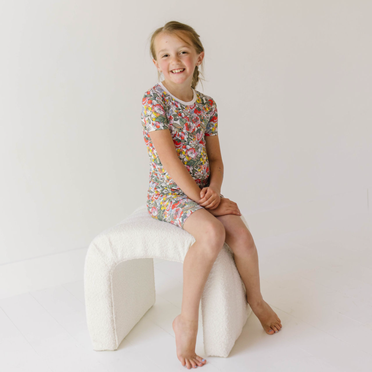 Le Fleur Two Piece Short Jammie Set (18-24 mth- 5T)