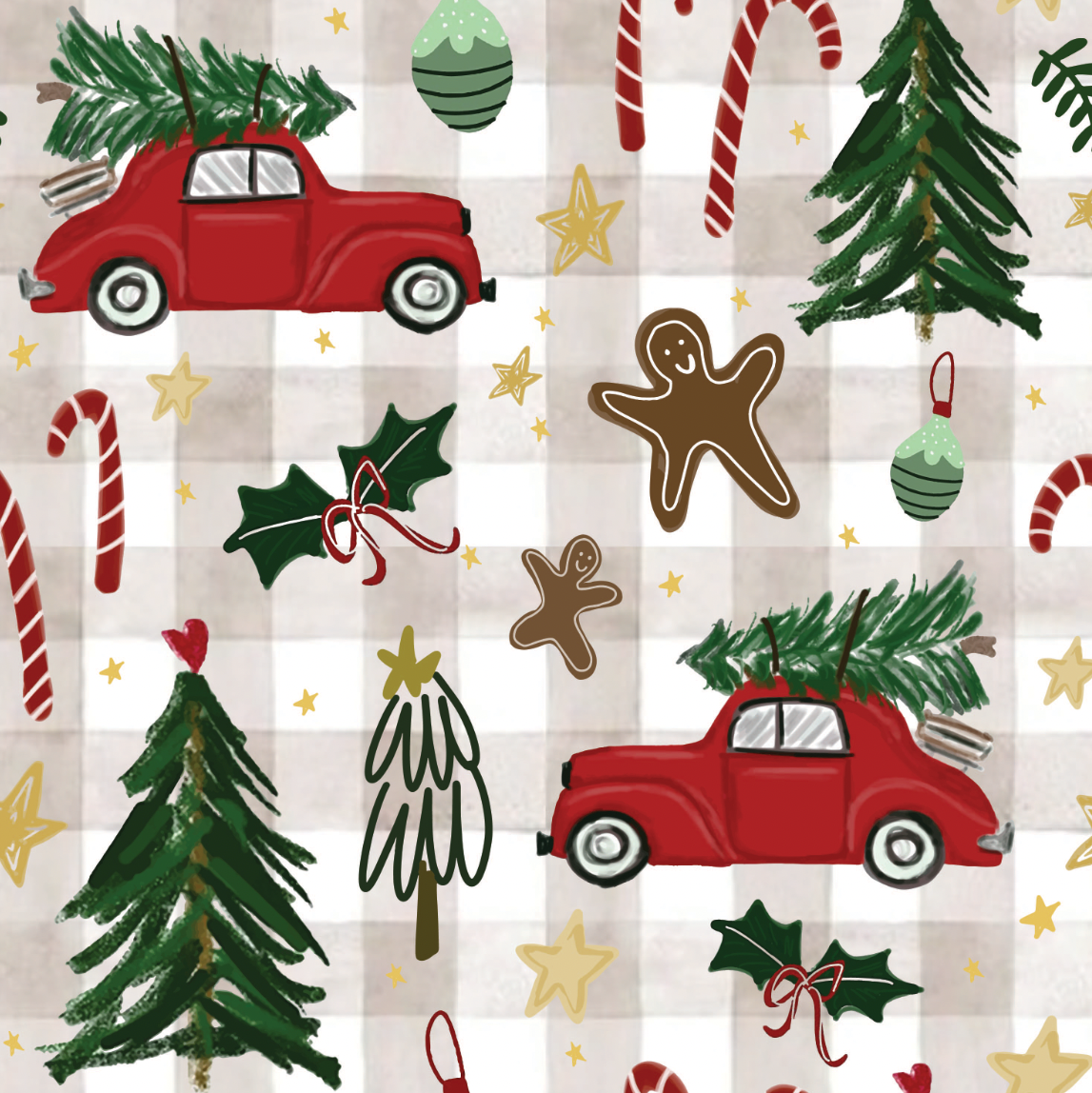 Off to Pick Pines Two Piece Kid's Jammie Set