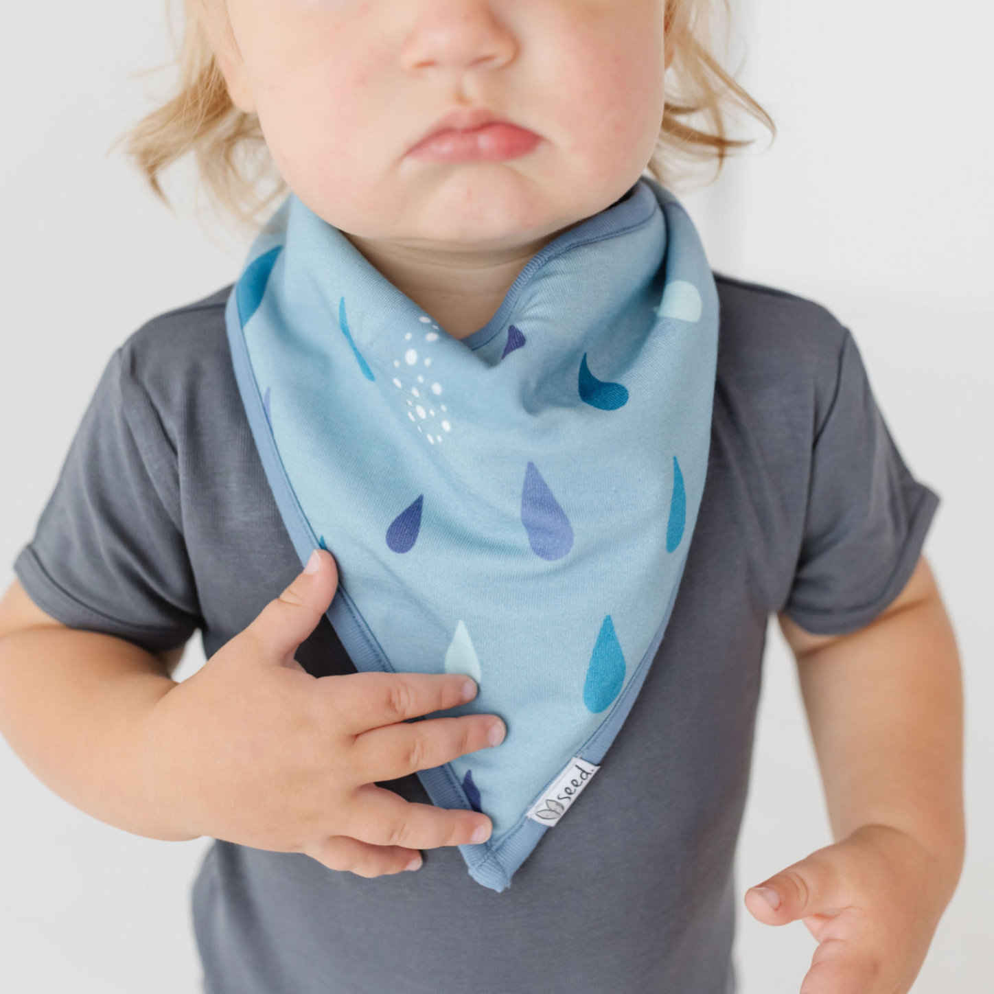 Raindrops Bandana Bib