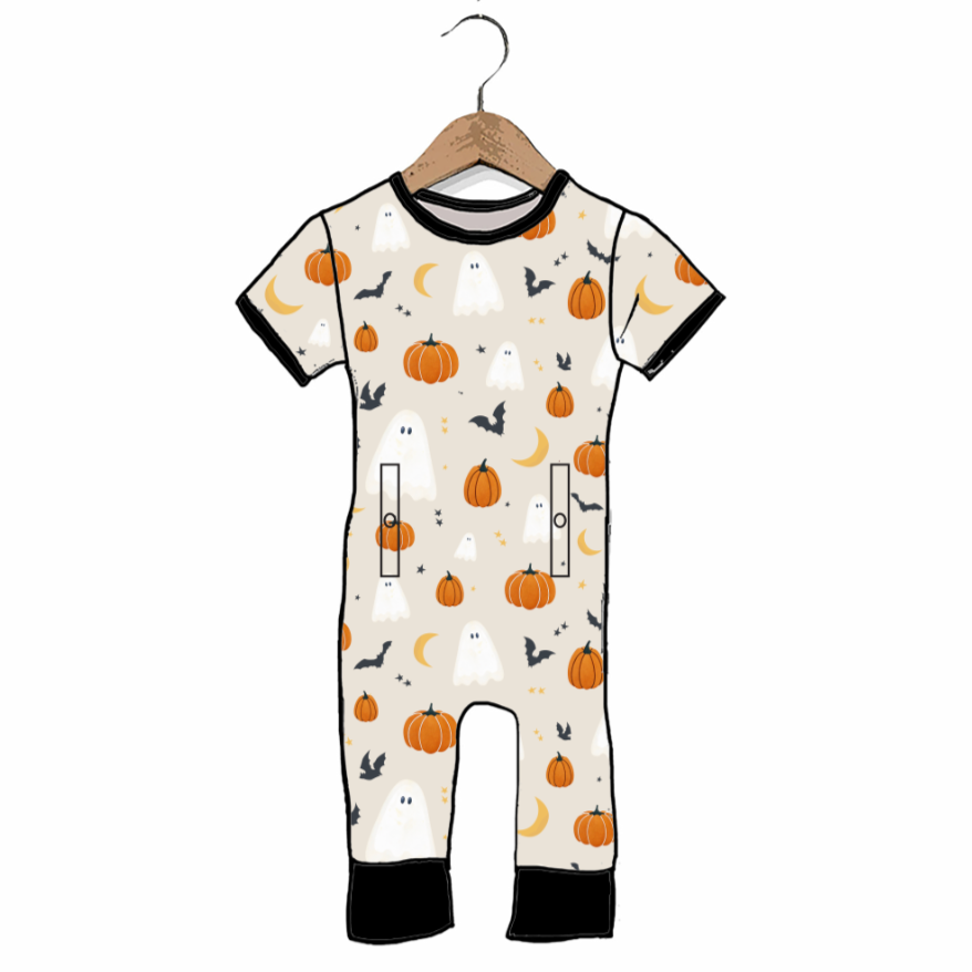 Boo Bash Adaptive Tube Access Short Long Romper