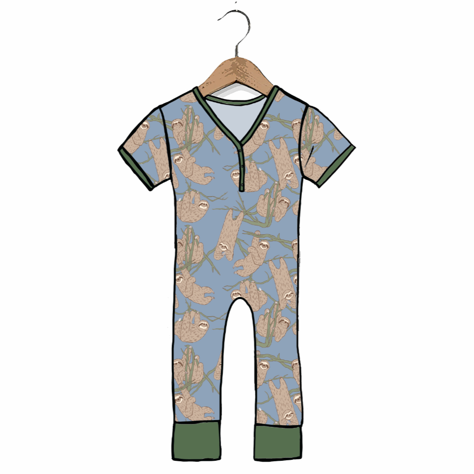 Don't Hurry, Be Happy At Your Leisure Adult Short Long Romper