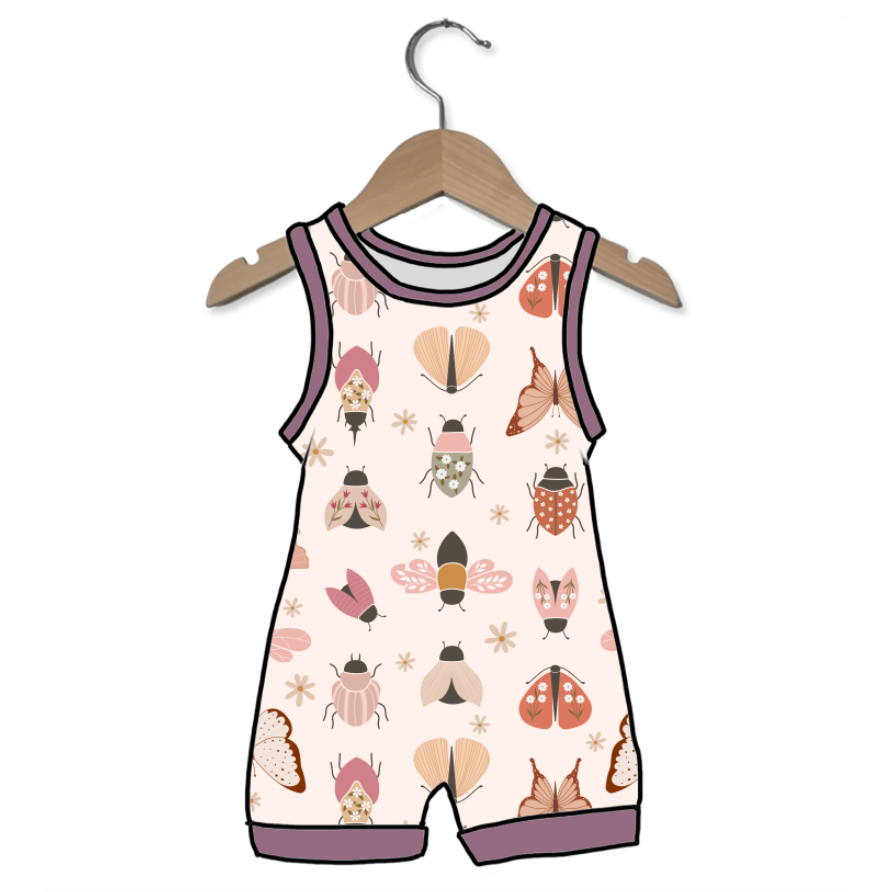 Buzzy Belle Sleeveless Shorty Romper